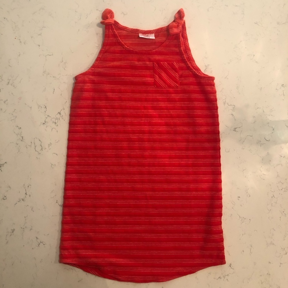 Hanna Andersson Orange Dress, Size 130 (8)